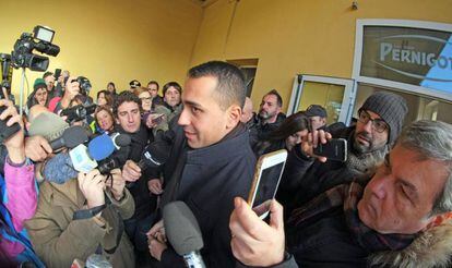 Luigi Di Maio, viceprimer ministro de Italia y líder del Movimiento 5 Estrellas, el pasado 5 de enero.