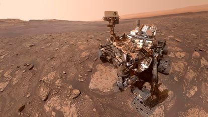 El rover 'Curiosity' de la NASA, sobre la superficie de Marte.