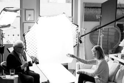 Martin Scorsese y Joan Didion, durante la grabación del documental.