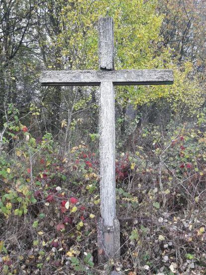 Crucifijo en memoria de Gernot Egolf.