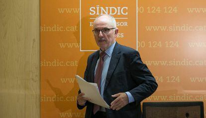 Rafael Ribó, Síndic de Greuges.