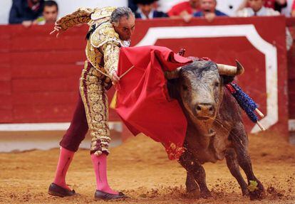 El torero El Pana, en una corrida en Francia, en julio de 2014.