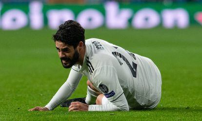 Isco, durante el partido ante el CSKA.