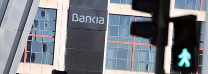 Oficinas de Bankia en el Paseo de la Castellana de Madrid.