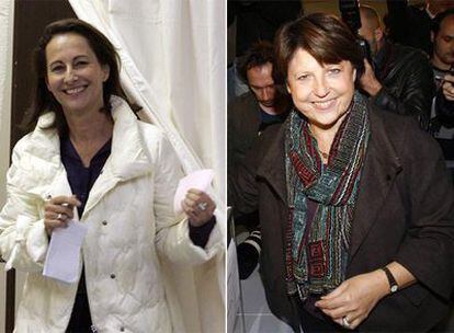 Las candidatas a liderar el Partido Socialista Francés, Ségolène Royal y Martine Aubry.