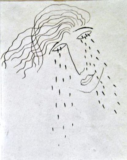 Un dibujo de Federico García Lorca para Juan Ramírez de Lucas.