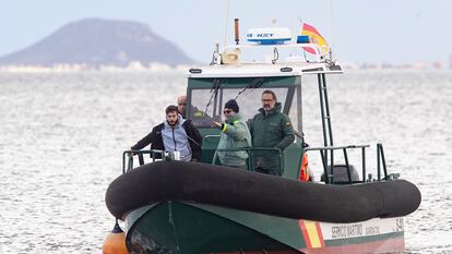 Francisco Javier Medina (izquierda), uno de los jóvenes rescatados.