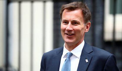 El ministro de Exteriores británico y candidato a suceder a May, Jeremy Hunt, el 22 de julio de 2019 en Londres.