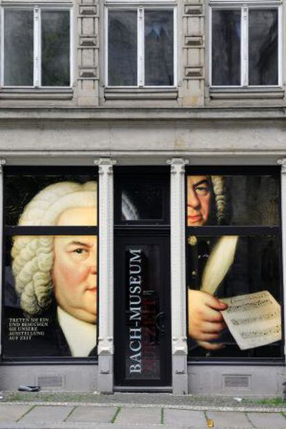 Entrada del Museo Bach en Leipzig.