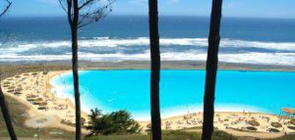 La piscina más grande del mundo, en el hotel San Alfonso del Mar, en Chile.