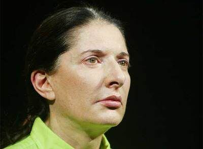 La artista Marina Abramovic.