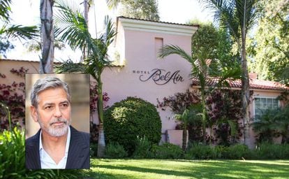 El hotel Bel-Air, uno de los nueve alojamientos de la cadena Dorchester Collection, propiedad del sultán de Brunéi y que el actor George Clooney llama a boicotear.