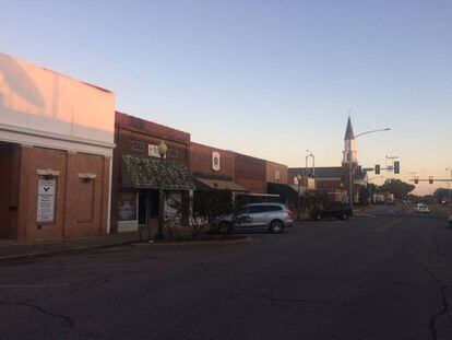 La calle principal de Hope (Arkansas).