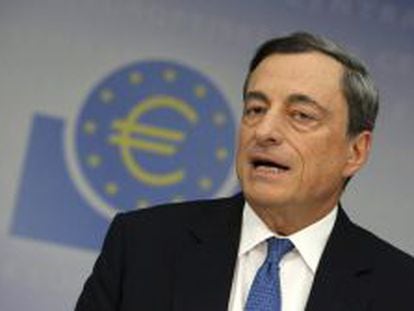  El presidente del Banco Central Europeo (BCE), Mario Draghi