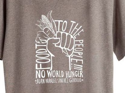Camiseta de la firma Weekday inspirada en Juan Manuel S&aacute;nchez Gordillo. 
