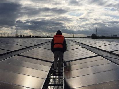 Un técnico camina por la planta Sekdoorn, en Zwolle, Países Bajos.