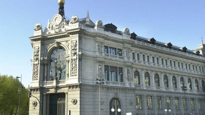 Fachada del Banco de Espa&ntilde;a.