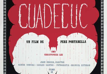 Cartell de la pel·lícula 'Vampir Cuadecuc', de Pere Portabella, obra del pintor Joan Ponç, membre de Dau al Set.