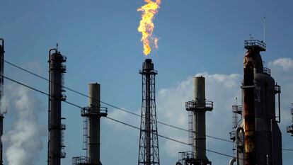 La refinería de petróleo Shell Deer Park en Deer Park, Texas, en 2017.