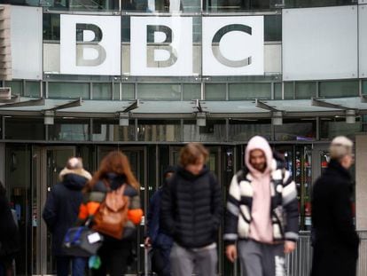 Oficinas de la BBC en Londres.