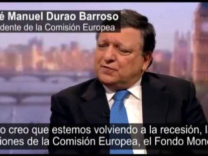 Barroso asegura que no habrá recesión en la eurozona