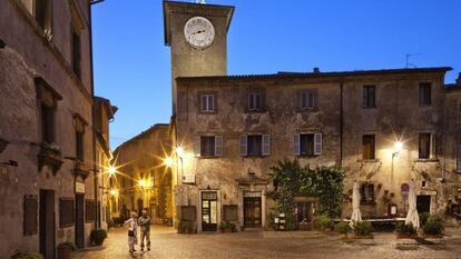 La plaza del Duomo de Orvieto, municipio de la región italiana de Umbría.