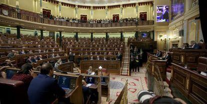 &Uacute;ltimo pleno del Congreso de los Diputados de la pasada legislatura.