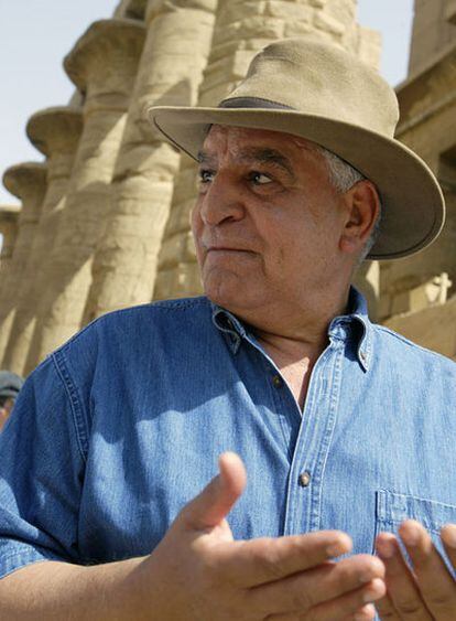 Zahi Hawass, jefe de la arqueología egipcia.