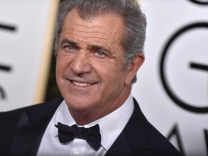 Mel Gibson, en los Globos de Oro de 2017.