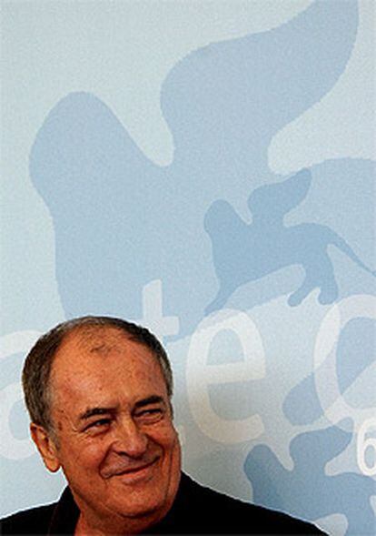 Bernardo Bertolucci, ayer, en la Mostra de Venecia.