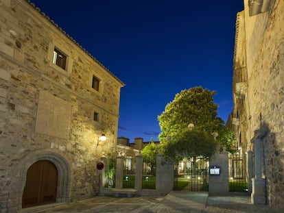 Exterior del parador de Cáceres. 