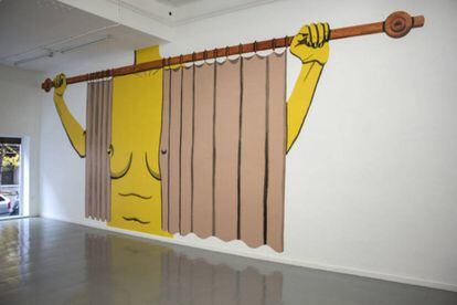 Vista de la exposición 'Flower don't pick themselves', de Sarah Margnetti.