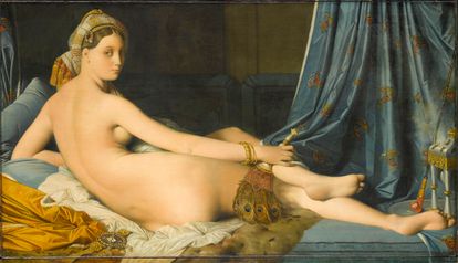 'La gran odalisca', copia de Jean-Auguste-Dominique Ingres.