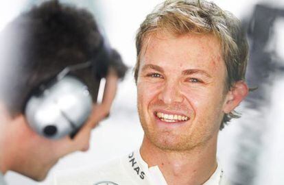 Nico Rosberg, en el circuito de Sepang.