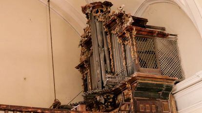 El órgano del siglo XVIII de Fuentesaúco de Fuentidueña.