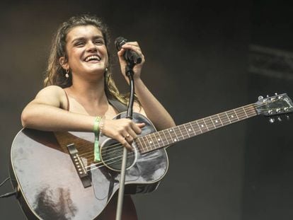 Amaia en un concierto el 5 de julio pasado.