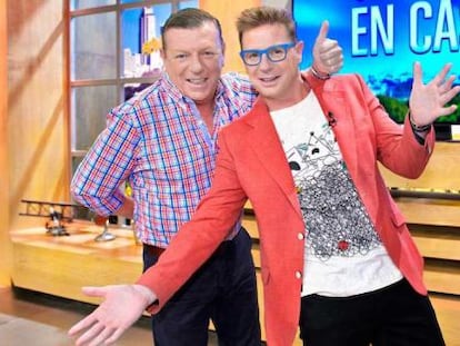 César y Jorge Cadaval en su nuevo programa.