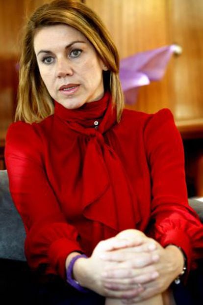 La secretaria general del Partido Popular y presidenta del Partido Popular en Castilla&ndash;La Mancha  Mar&iacute;a Dolores de Cospedal.