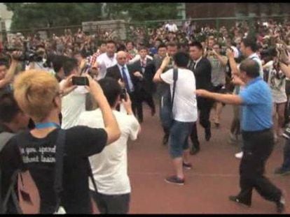 La locura por David Beckham deja siete heridos en Shanghái