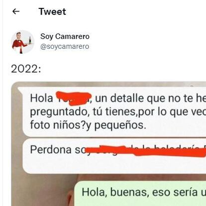 Los WhatsApp entre un hostelero y una camarera que indignan a media España