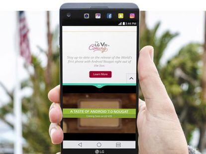 El LG V20 ya es oficial con acabado en metal y Android 7.0