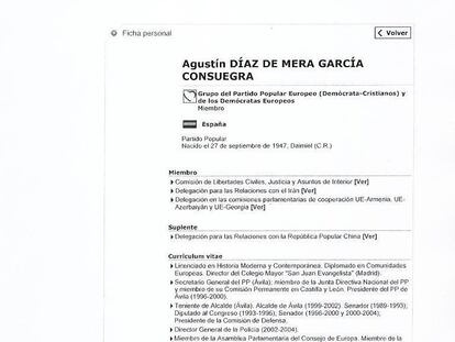 ¿Por qué no aparece Díaz de Mera?