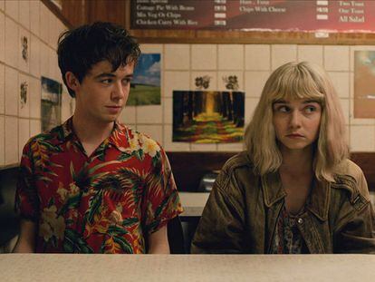 Los dos protagonistas de 'The End of the F***ing World'.