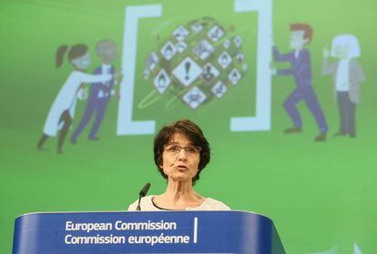  La comisaria europea de Empleo, Asuntos Sociales, Capacidades y Movilidad Laboral, Marianne Thyssen. EFE/ Stephanie Lecocq