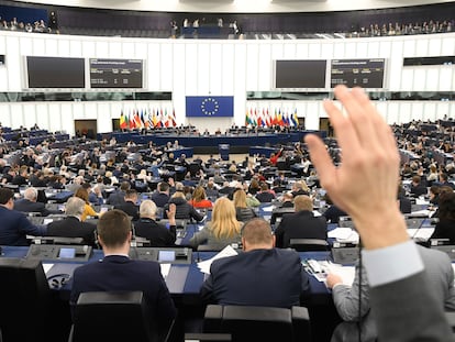 Sesión del Parlamento Europeo en Estrasburgo