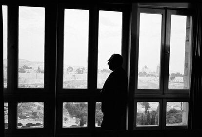 Henry Kissinger, secretario de Estado de EE UU, en el hotel Rey David de Jerusalén el 1 de septiembre de 1975. 