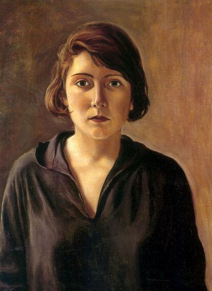 'Autorretrato de Ángeles Santos', 1928