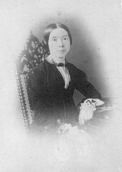 Retrato de la poeta Emily Dickinson ( siglo XIX) subastado en la p&aacute;gina Web eBay y del que se cuestiona su autenticidad.