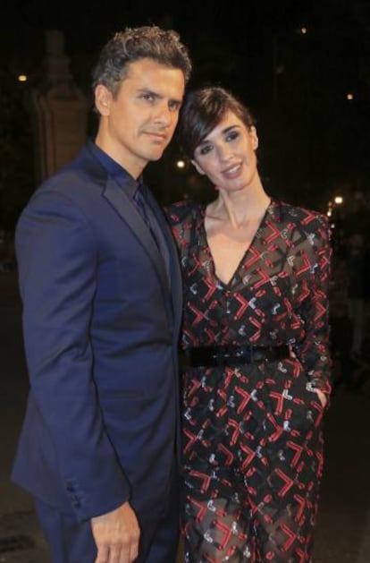 Paz Vega y su marido Orson Salazar en Festival de Cine de Sevilla de 2018.