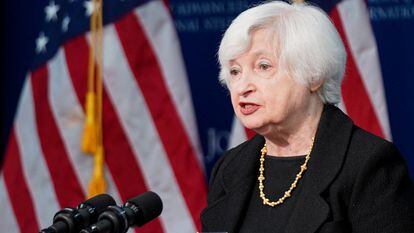 La secretaria del Tesoro de EE UU, Janet Yellen. REUTERS/Sarah Silbiger/File Photo